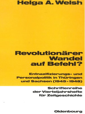 cover image of Revolutionärer Wandel auf Befehl?